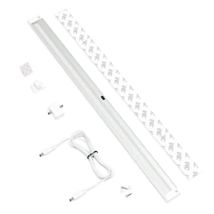 20 in. LED 3000K White Under Cabinet Lighting with Sensor (No Power Supply Included)