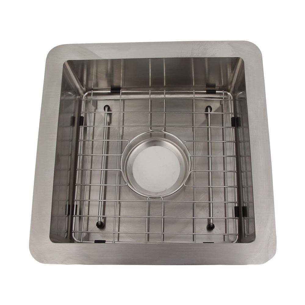 Rena 14.5'' Square Stainless Steel Undermount Kitchen Sink