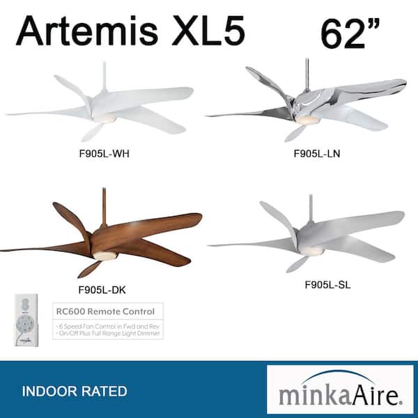 Minka Aire Artemis Xl5 62 In
