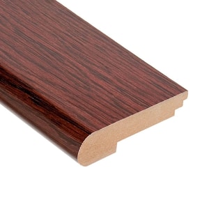 Oak Mocha 5/8 in. Thick x 3-1/2 in. Wide x 78 in. Length Stair Nose Molding