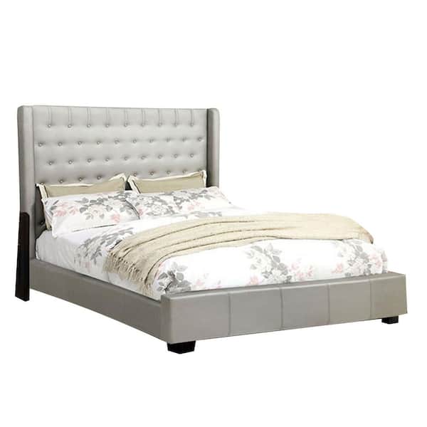 Mira in Silver Eastern King Size Bed