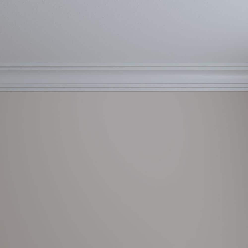 Primed Polyurethane Traditional Smooth Crown Moulding
