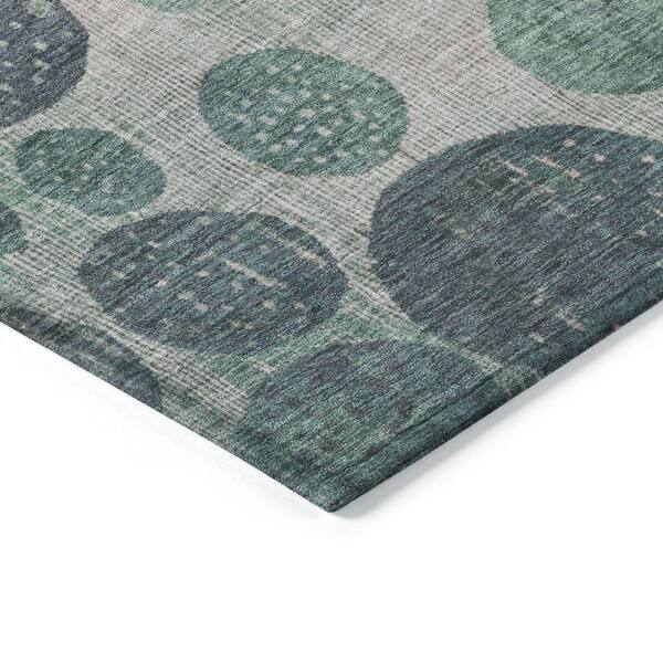Chantille Machine Washable Indoor/Outdoor Abstract ACN1899 Cactus 2 ft. 3 in. x 7 ft. 6 in. Runner Rug