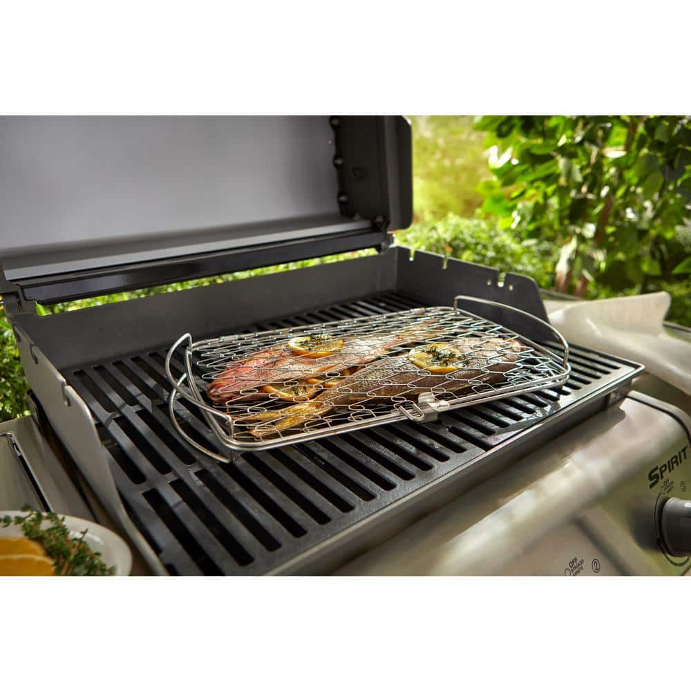 Large Stainless Steel Flexible Wire Fish Grill Basket