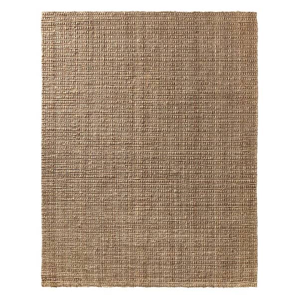 Natural Silver Mink 3 ft. x 9 ft. Solid Runner Rug