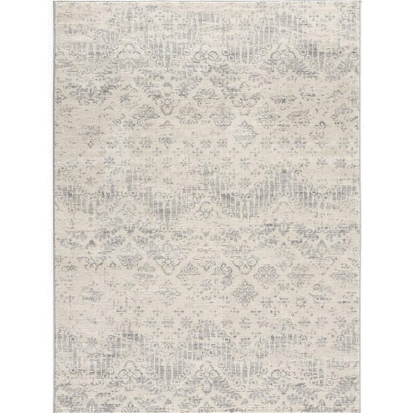 Havana Ivory 2 ft. 3 in. x 20 ft. Traditional Distressed Runner Area Rug