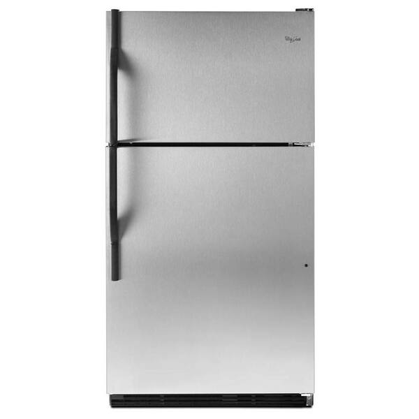 Whirlpool 18.5 cu. ft. Top Freezer Refrigerator in Stainless Steel
