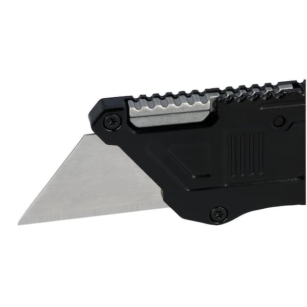 DEWALT - Push and Flip Folding Lock-Back Utility Knife with Blade Storage
