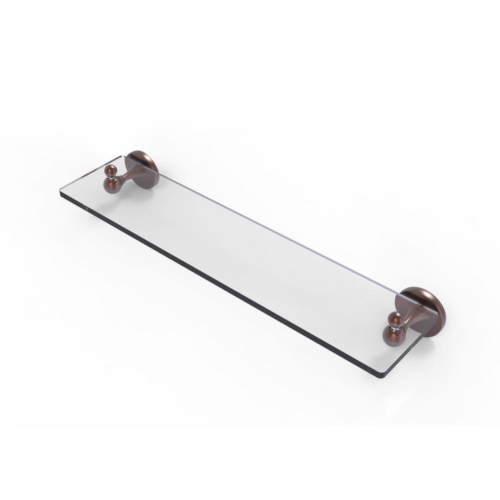 Allied Brass Sag Harbor Collection 22 in. Glass Vanity Shelf with