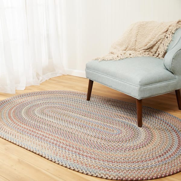 Greenwich Graphite Multi 2 ft. x 6 ft. Indoor Braided Runner Rug