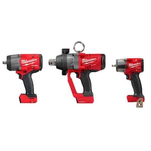 M18 FUEL 18V Lithium-Ion Brushless Cordless 1/2 in. Impact Wrench w/Friction Ring w/1 in. & 3/8 in. Impact Wrenches
