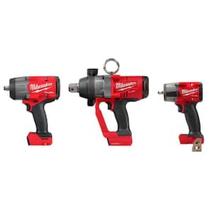 Milwaukee M18 FUEL 18V Lithium-Ion Brushless Cordless 1/2 in. High-Torque  Impact Wrench with Friction Ring Kit,Resistant Batteries 2767-22R - The  Home Depot