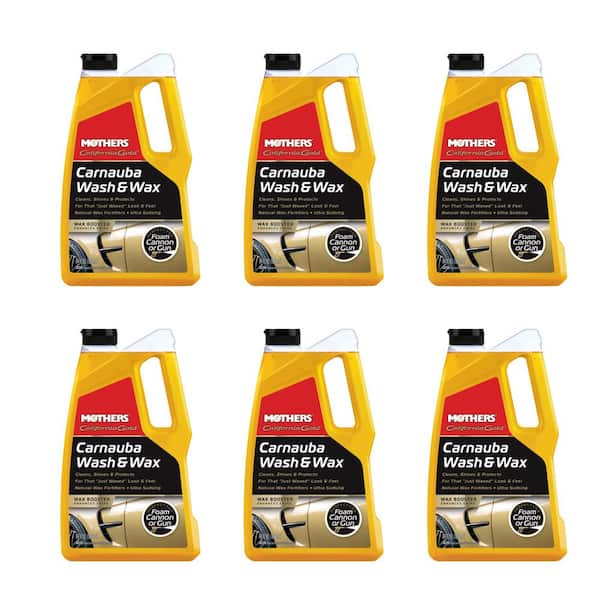 MOTHERS 64 fl. oz. California Gold Carnauba Car Wash and Wax Liquid (6-Pack)