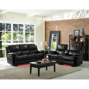 Furniture of America Living Room Love Seat w/ 2 Recliners CM6291-LV - The  Furniture Mall - Duluth