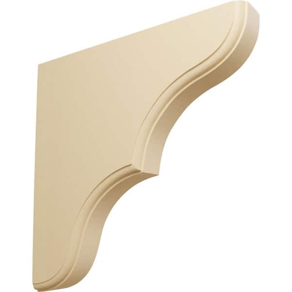 Ekena Millwork 1-3/4 in. x 10 in. x 10 in. Maple Stratford Wood Bracket