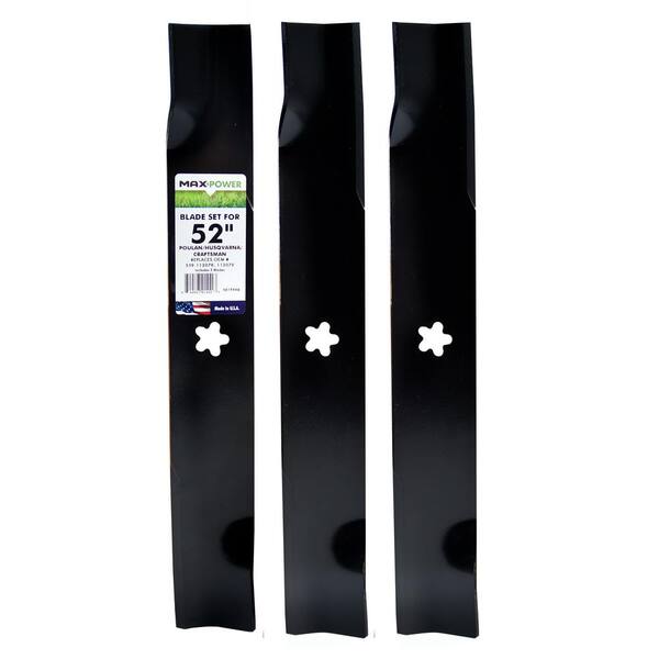 thumbnail image 2 of 6 Pack Lawn Mower Blades – Fits 52" Snapper & Simplicity Decks (Replaces 1737252BM, 1737252BZ, 1737252BZYP) 2 of 5