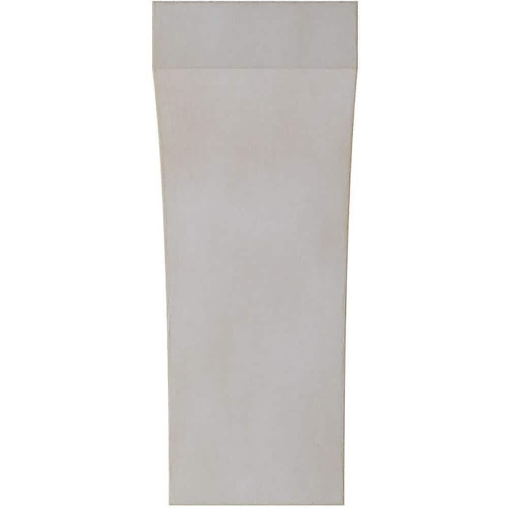 Chalk Dust White Rubberwood Vintage Decor Corbel 3" x 5.5" x 8"