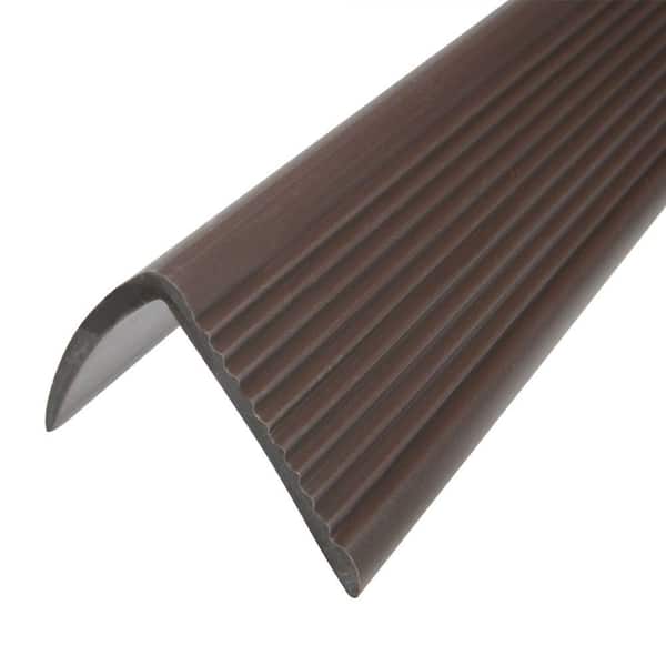 Vinyl Stair Nosing Edging Edge Protector Step Trim Non-Slip and Waterproof Outdoor Indoor Self Adhesive Rubber Strips 10ft at MechanicSurplus.com