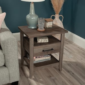 Summit Station 1-Drawer Pebble Pine Nightstand 24 in. x 21 in. x 17 in.