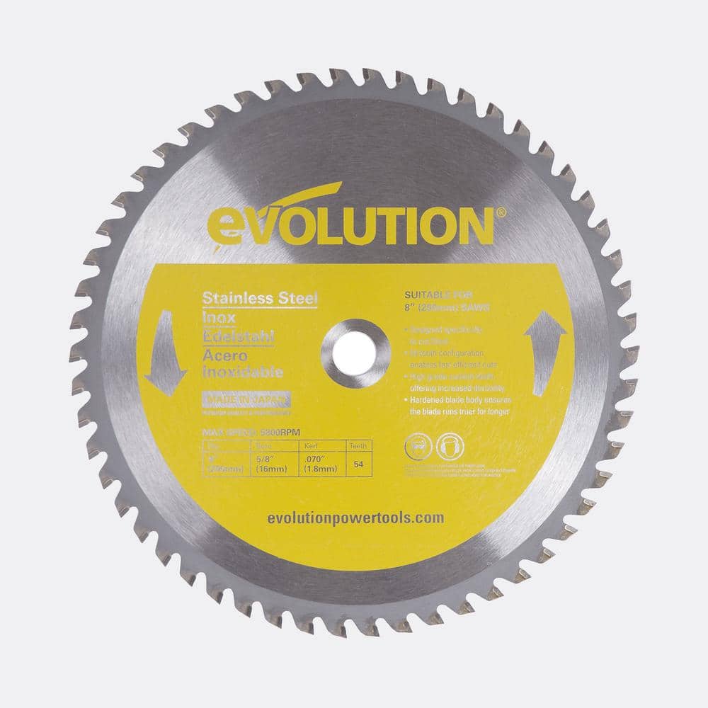 8 in. 54-Teeth Stainless-Steel Cutting Saw Blade price history on PriceWatchPro