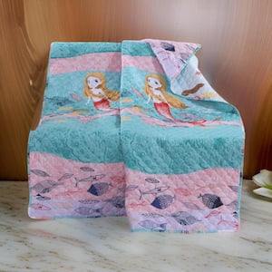 Multi-Colored Solid Color Cotton Throw Blanket