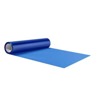 Carpet Protection Film 24 in. x 200 ft. Floor and Surface Shield with Self Adhesive Backing and Easy Installation Blue