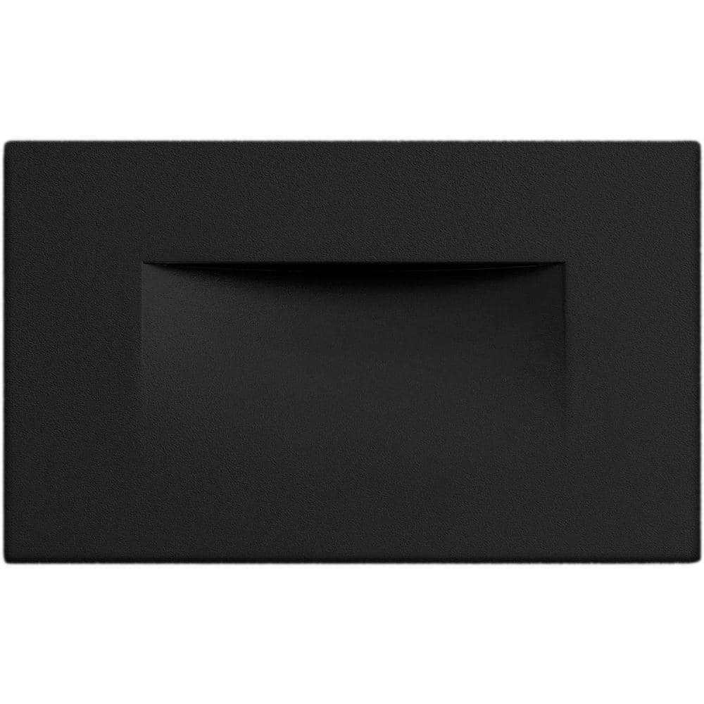 Black Stainless Steel Dimmable LED Recessed Step Light