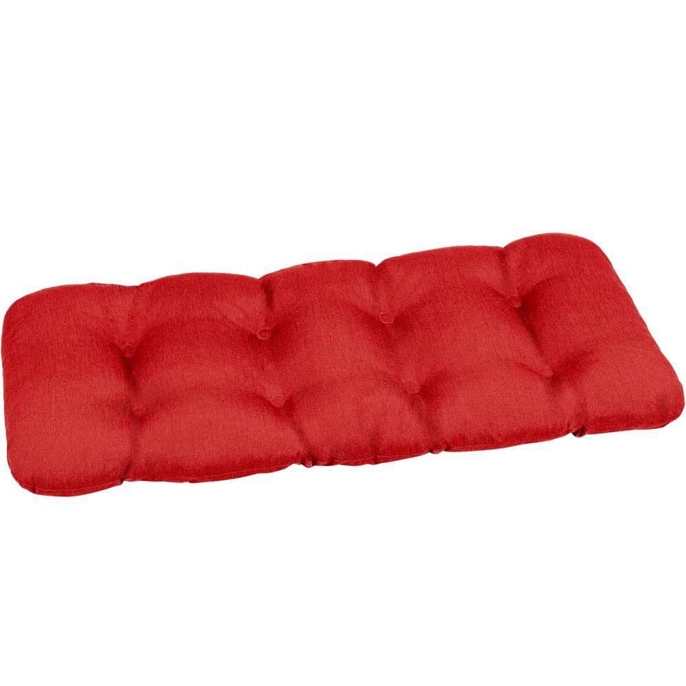 Sunbrella Double U Outdoor/Indoor Rectangle Bench Cushion (Red) 54 in. x 17 in. price history on PriceWatchPro