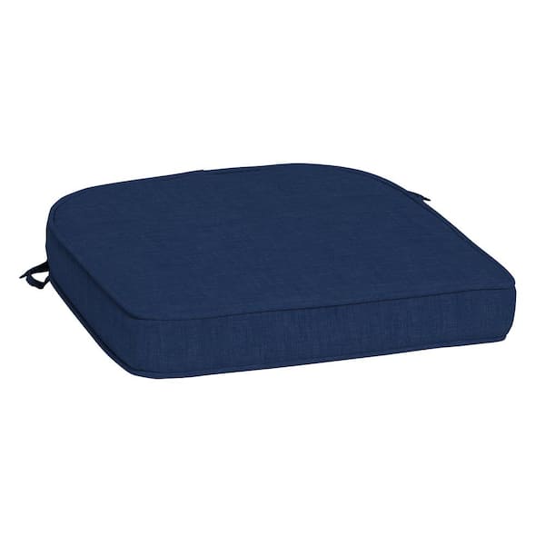 ARDEN SELECTIONS ProFoam 20 in. x 19 in. Sapphire Blue Leala Rounded Rectangle Outdoor Chair Cushion
