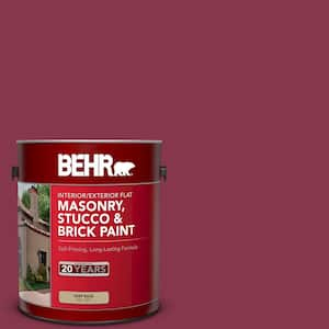 1 gal. #PPU1-12 Bolero Flat Interior/Exterior Masonry, Stucco and Brick Paint