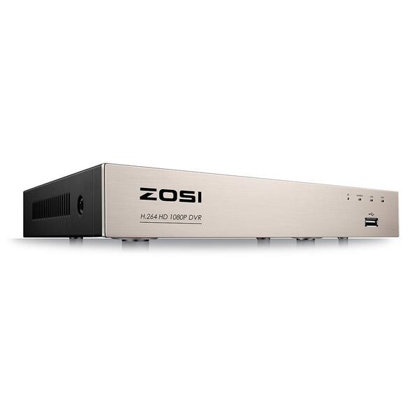 ZOSI 4CH 1080P DVR Video Surveillance Recorder No Hard Drive 4-in-1 Supports HD-TVI, CVI CVBS AHD 960H CCTV Cameras