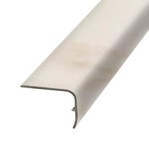 Chiffon 1.32 in. T x 1.88 in. W x 78.7 in. L Vinyl Stair Nose Molding