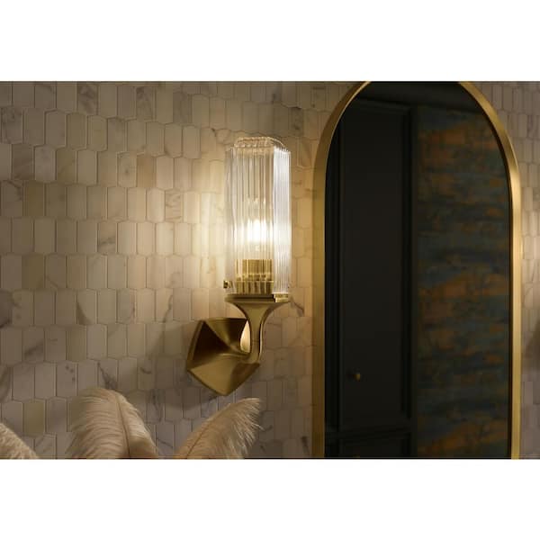 KOHLER Essential 22 in. X 60 in. Capsule Decorative Mirror in Brushed Nickel