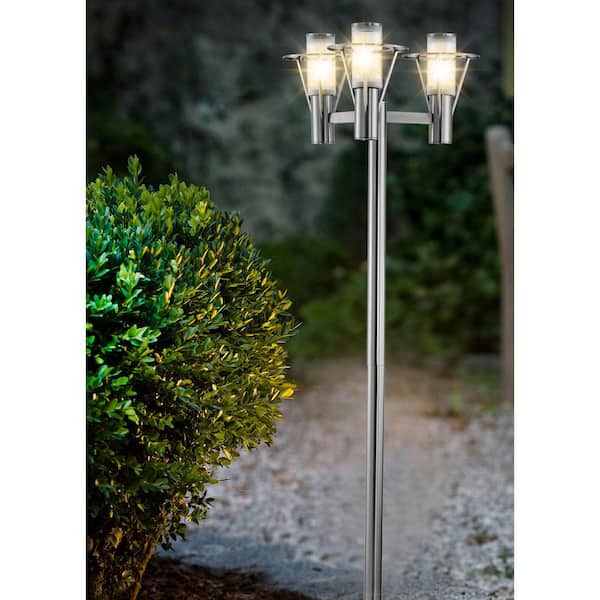 Belfast 6-Light Stainless Steel Outdoor Lamp