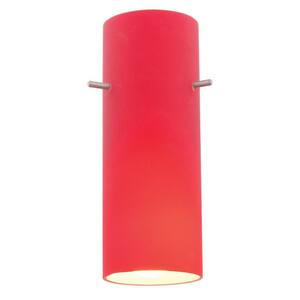 4 in. Red Glass Shade
