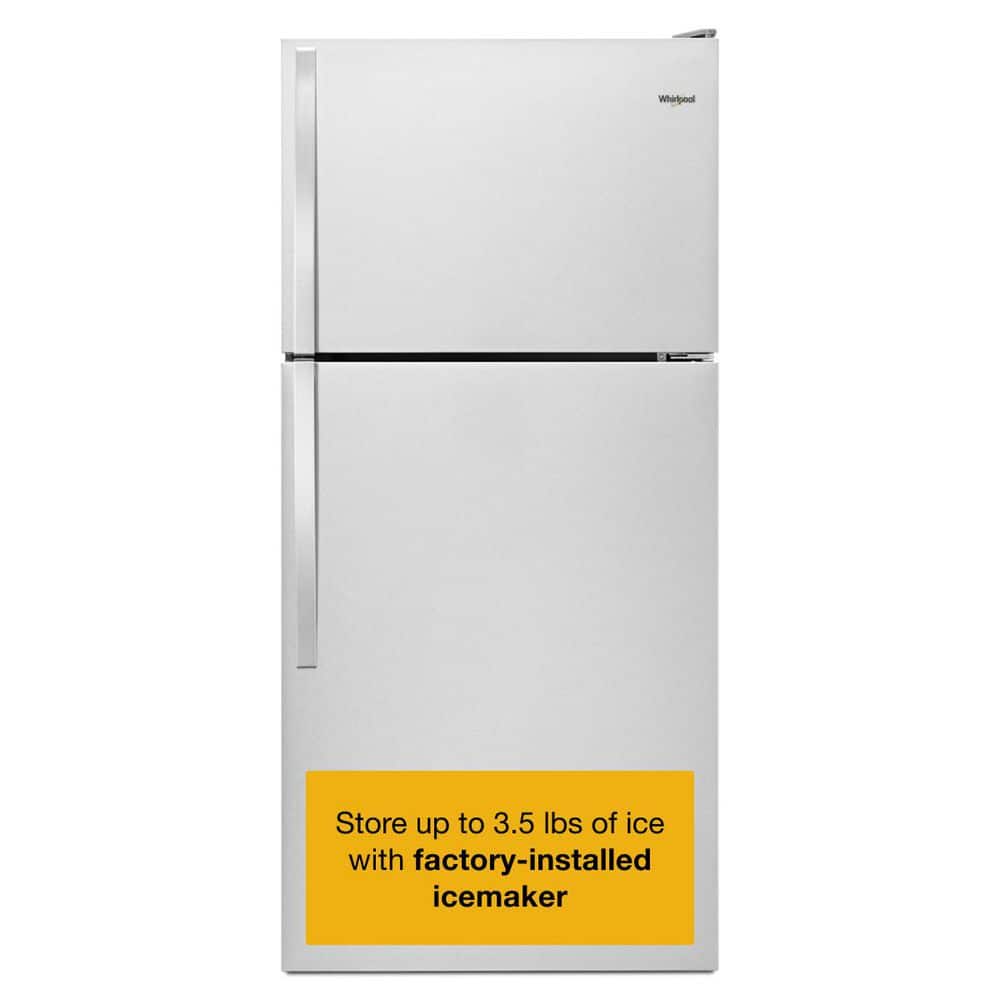 Whirlpool 18.2 cu. ft. Top Freezer Refrigerator in Monochromatic