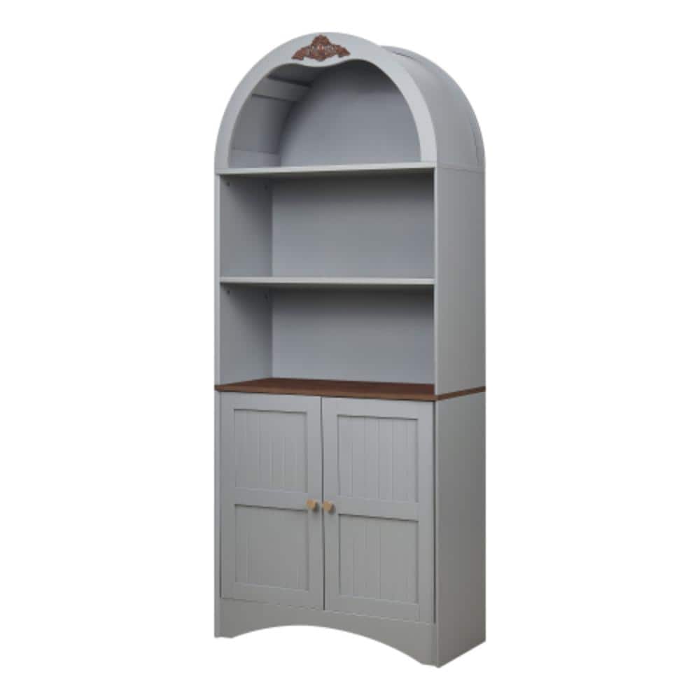 30.35 in. W x 11.81 in. D x 70.86 in. H Bathroom Gray Linen Cabinet with Adjustable Shelves & Hinges price history on PriceWatchPro