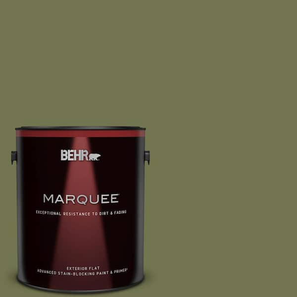 BEHR MARQUEE 1 gal. #S360-6 Secret Meadow Flat Exterior Paint & Primer