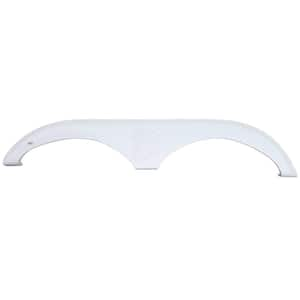 Tandem Axle Fender Skirt FS1840 for Forest River-Polar White, RH