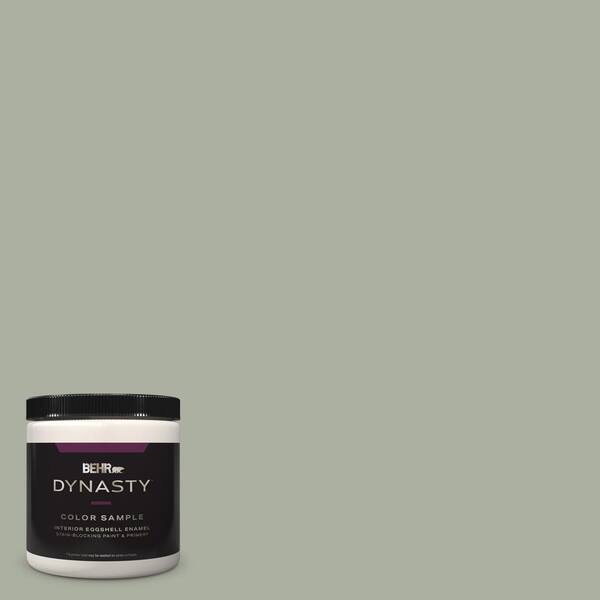 BEHR DYNASTY 8 oz. #ICC-67 Meditation Eggshell Enamel Stain-Blocking Interior Paint with Primer Sample