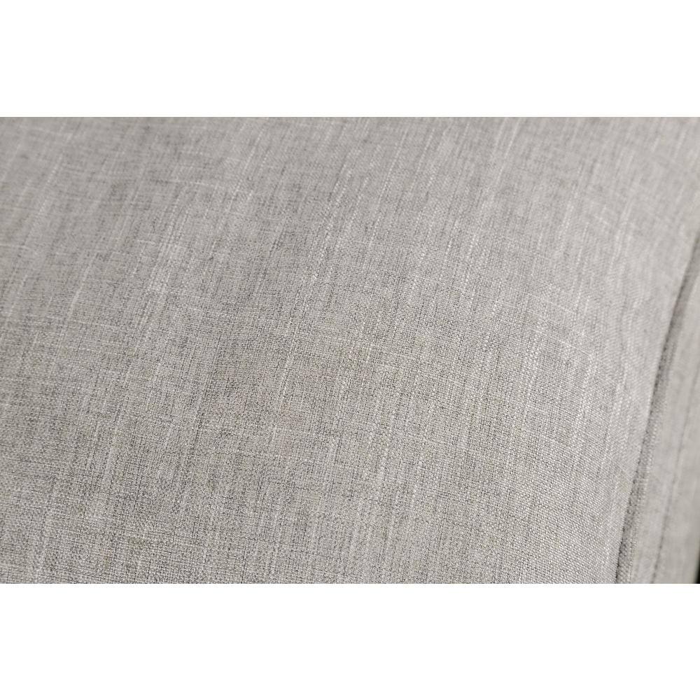 Oak Light Gray Cotton Blend Lawson Sofa with Removable Cushions