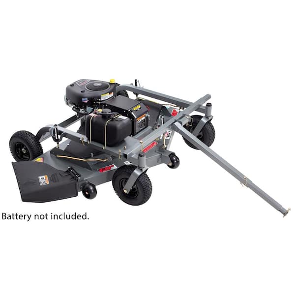 Swisher 60 in. 14.5-HP 500 cc Briggs & Stratton Electric Start Trail Commercial Pull-Behind Finish Cut Lawn Mower