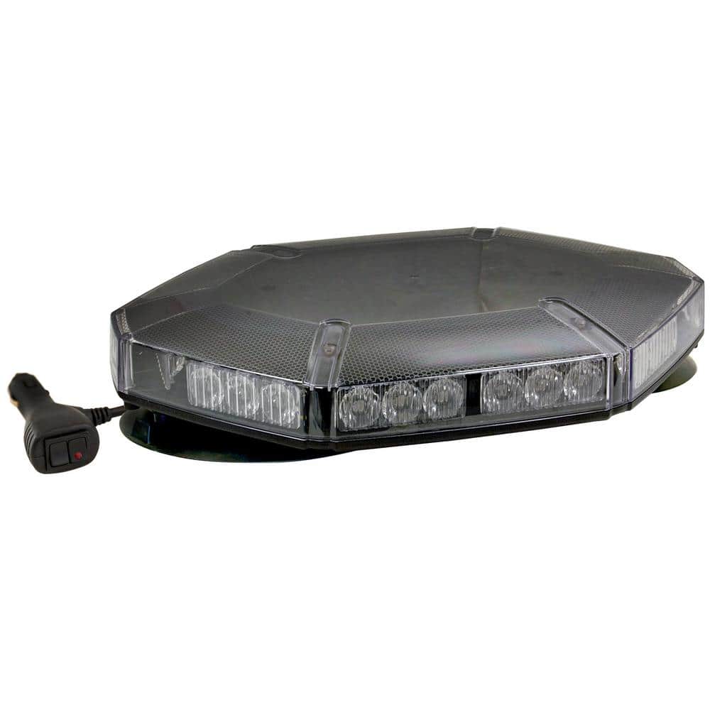 17 in. Octagonal Magnetic Mount 30 LEDs Mini Light Bar Emergency Warning Flash for Truck and Safety Vehicles, Amber price history on PriceWatchPro