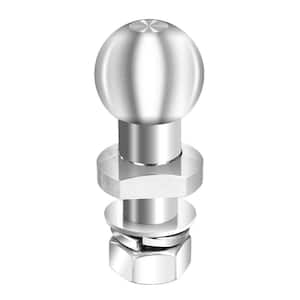 Stainless Steel Trailer Hitch Ball with 2 in. Diameter and 2 in. Shank, 10,000 lbs. Capacity