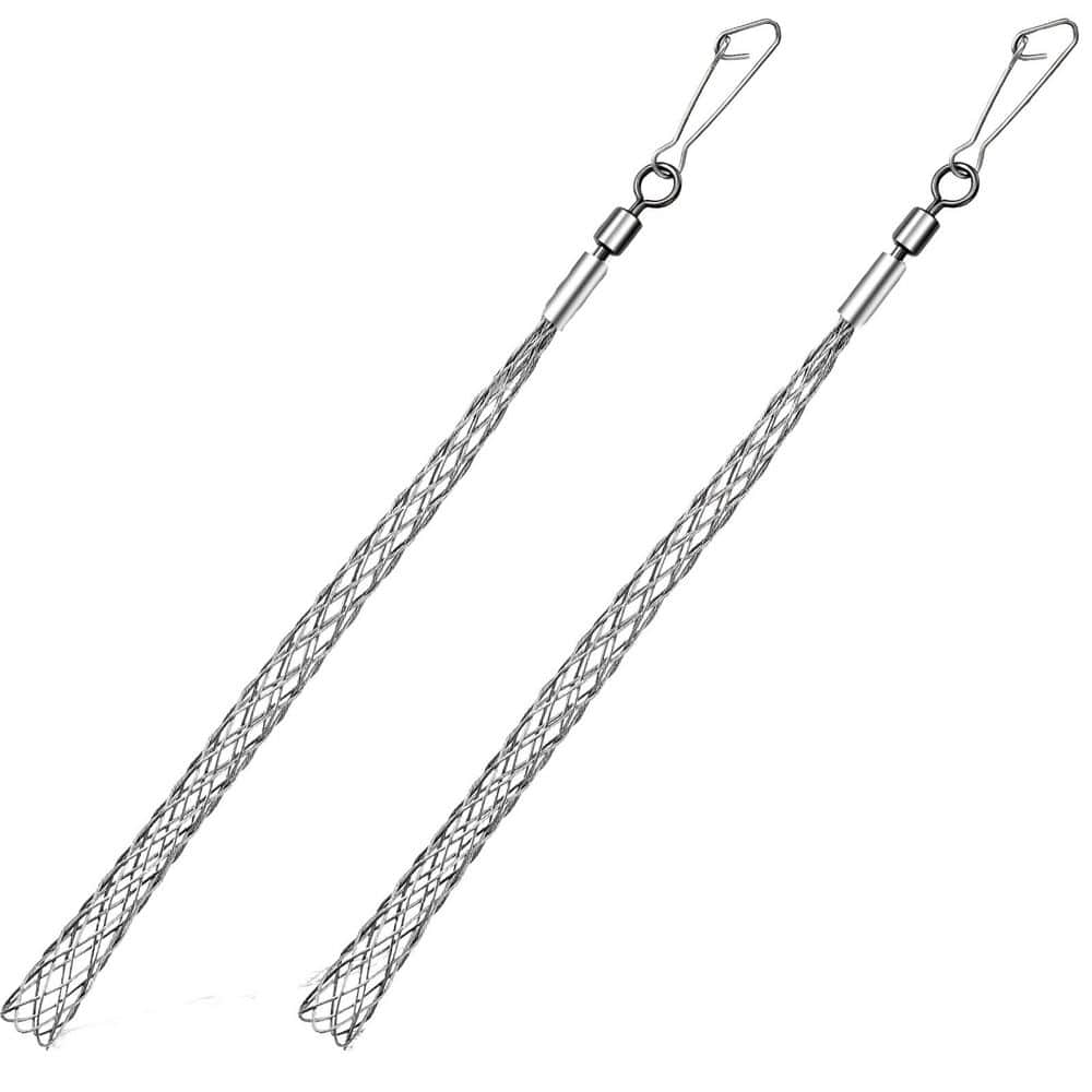Mesh Metal Cable Puller Socks Wire Pulling Grip Electrical Tool Galvanized Steel Silver 2-Pack for Heavy Cables price history on PriceWatchPro