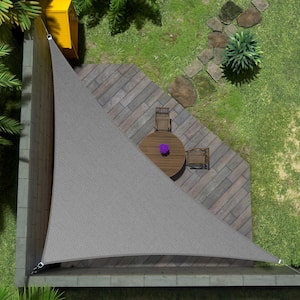 Sun Shade Sail Outdoor Canopy Patio Block Garden Shelter Triangle Rectangle  LC 