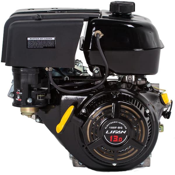 LIFAN 1 in. 13 HP 389cc OHV Recoil Start Horizontal Shaft Gas Engine  LF188F-BQ - The Home Depot