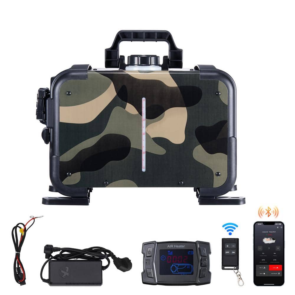 8KW Diesel Heater, 27236 BTU Black Disel Utility Forced Air Diesel Portable Corded Space Heater 2025 update price history on PriceWatchPro