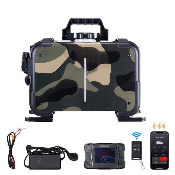 8KW Diesel Heater, 27236 BTU Black Disel Utility Forced Air Diesel Portable Corded Space Heater 2025 update
