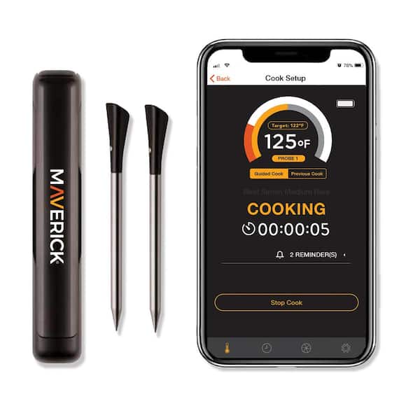 Bluetooth Stake Truly Wireless Intelligent Food Thermometer (2 Probes)